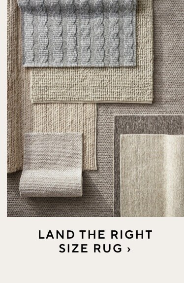 Land the Right Size Rug